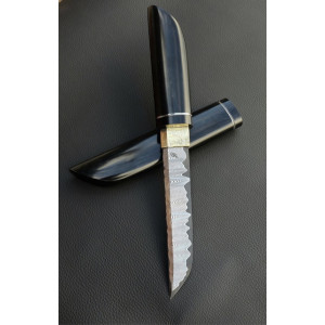 ЧОРНА НЕВИДИМКА авторський ніж ручної роботи, сталь - Ламінат S390™, 66-67 HRC, купити замовити в Україні. Photo 2